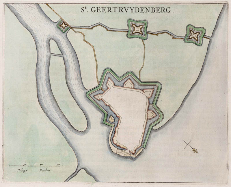 Vestingwerken Geertruidenberg 1649 Blaeu